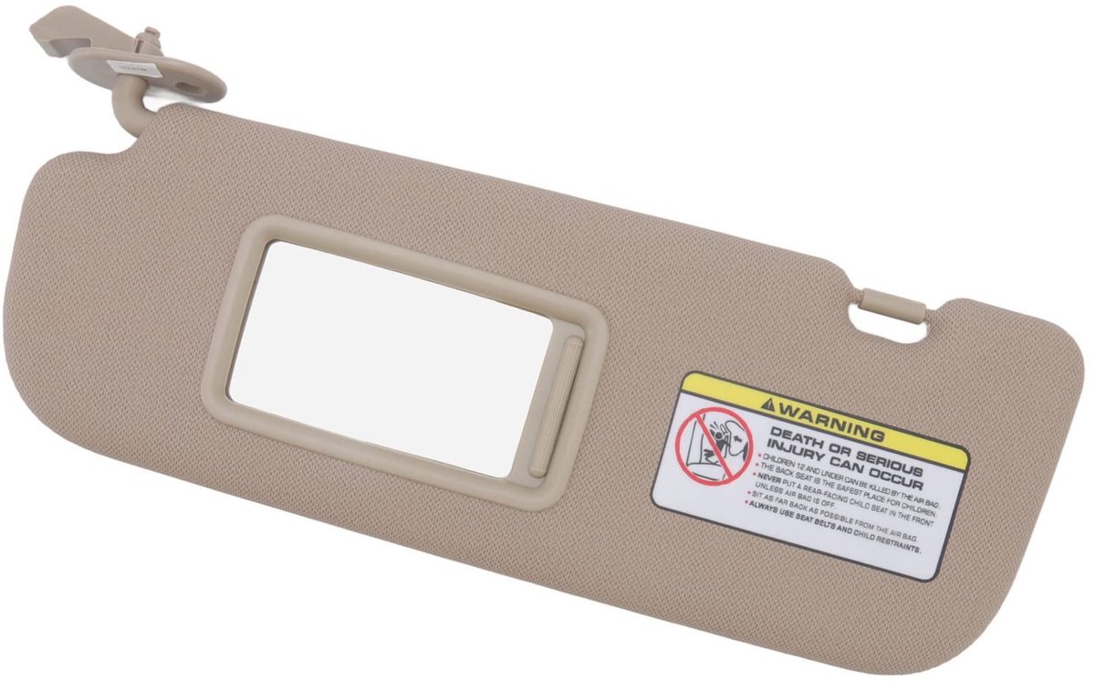 Cosensi- Zonneklep Vervanging - Auto Interieur Zonnescherm - UV-bescherming - ABS Materiaal - Geschikt voor Elantra 2011-2015 - OE-nummer 852103X000TX