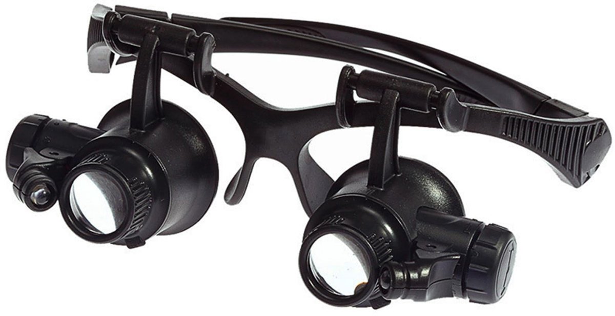 Cosensi - LED Vergrootglas met 10X tot 25X Verlichting voor Juwelier en Horlogereparatie