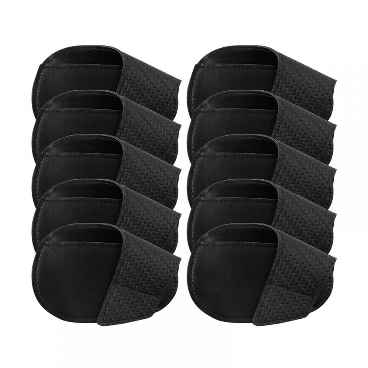 Cosensi- Putter Cover - 10 Stuks - PU Lederen - Golf Hoofddeksel - Slijtvast - Bescherming - Efficiënte Drukontlasting - Golfclub Cover