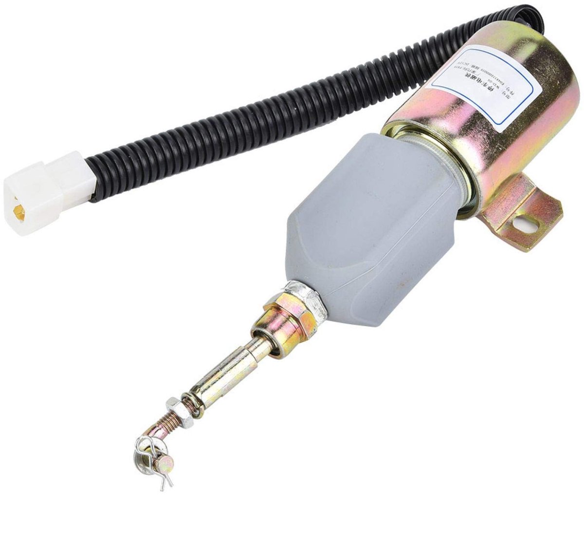Cosensi- Brandstofstopsolenoïde 12V - Magneetventiel - Schakelaarbesturing - Stalen behuizing - Veilig en betrouwbaar - Duurzaam in gebruik - Magneetklep