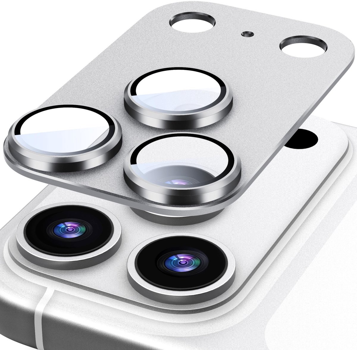 Cosensi- Lensbeschermer Krasbestendig - Camera Protector iPhone 17 Pro Max - HD Glas - Matte Afwerking - Eén Stuk - Camerabescherming