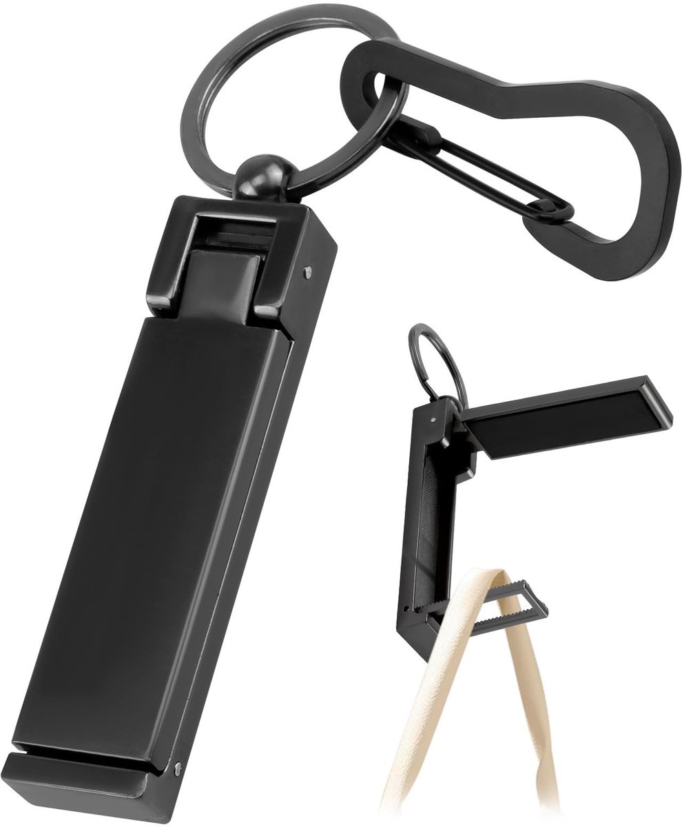 Cosensi- Tassenhouder Hoogwaardige Metalen Beugel - Antislip Coating - Universeel Gebruik - Handtas Houder - Smartphone Stand - Robuuste Constructie - Handtassteun