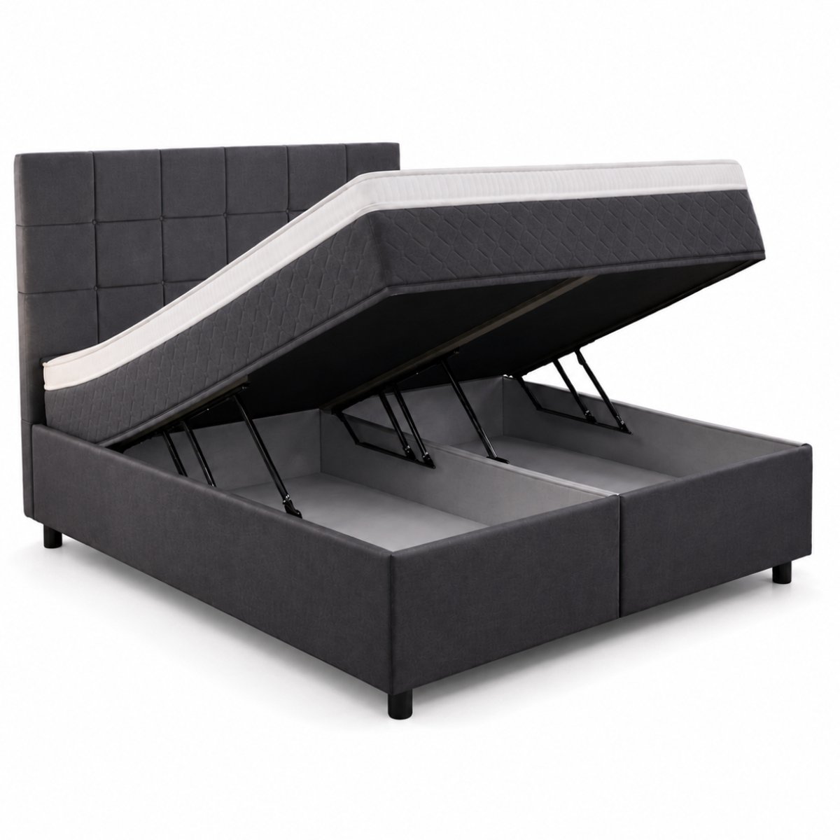 De Beste 4 Boxspring Met Opbergruimte van 2026! Maan Matras Boxspring 160x200