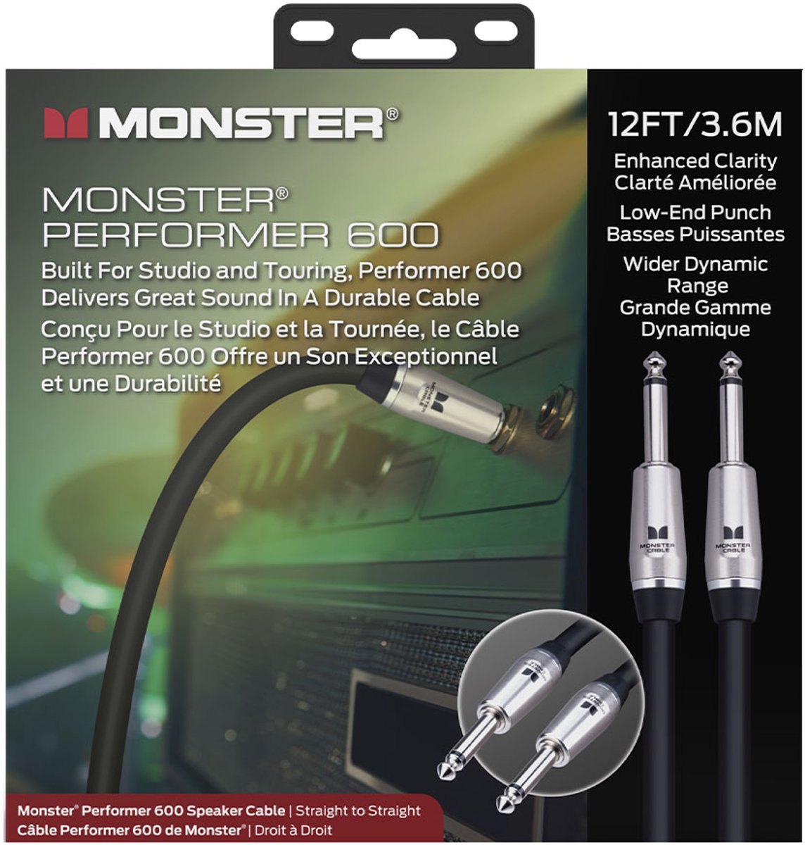 Monster Cable Performer 600 Jack Speakerkabel 3.6 Meter VMP60004