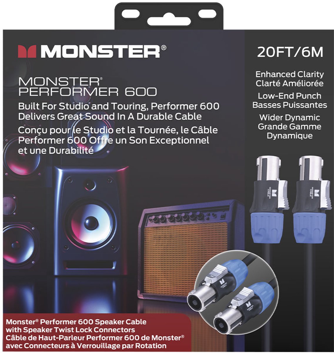 Monster Cable Performer 600 Speak-On Speakerkabel 6 Meter VMP60006