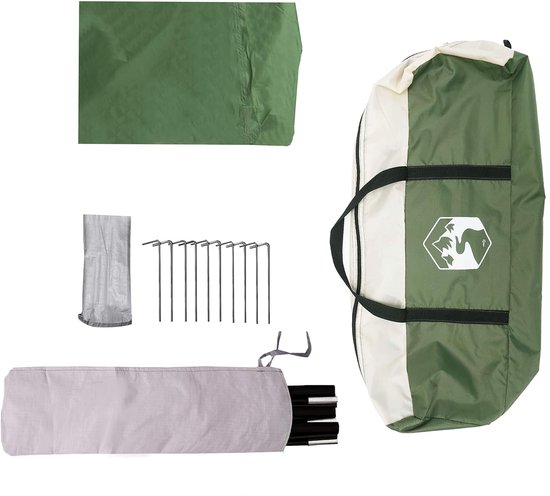 vidaXL - Achterklep - luifel - waterbestendig - Groen - 405 - x - 280 - x - 220 - cm van Vidaxl — afbeelding 5