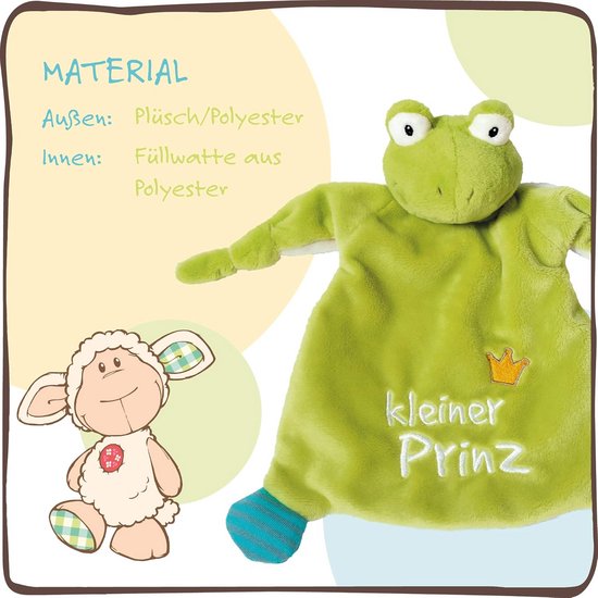 Kikker Knuffeldoek 25x25 cm - Zacht Cadeau voor Baby's vanaf 0 Maanden van Kikker. — afbeelding 2