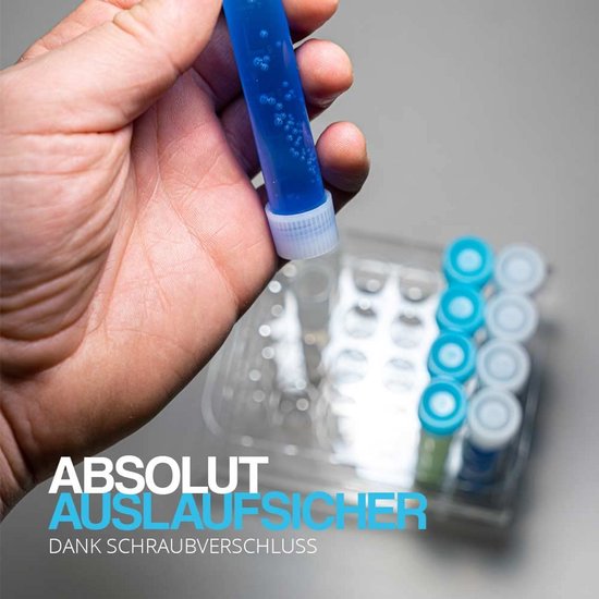 100 stuks Centrifugebuizen met Schroefdop 8 ml PP Transparant — afbeelding 3