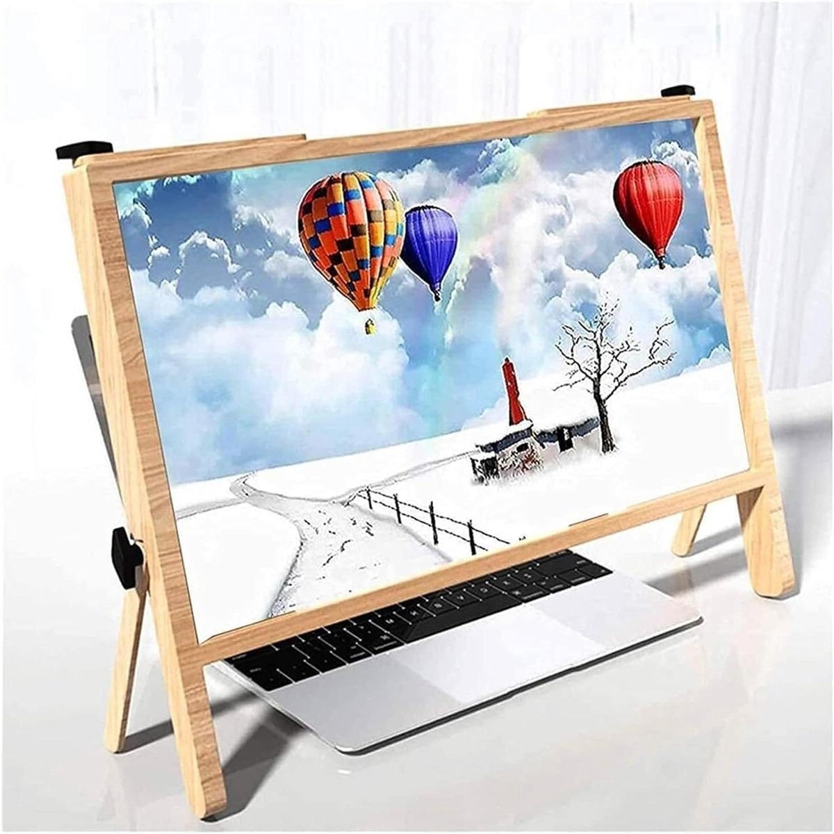 Schermvergroter Laptop - Vergrootglas Beeldscherm - Ogen Beschermen - 3x Vergroting - 21 inch scherm - Niet gespecificeerd