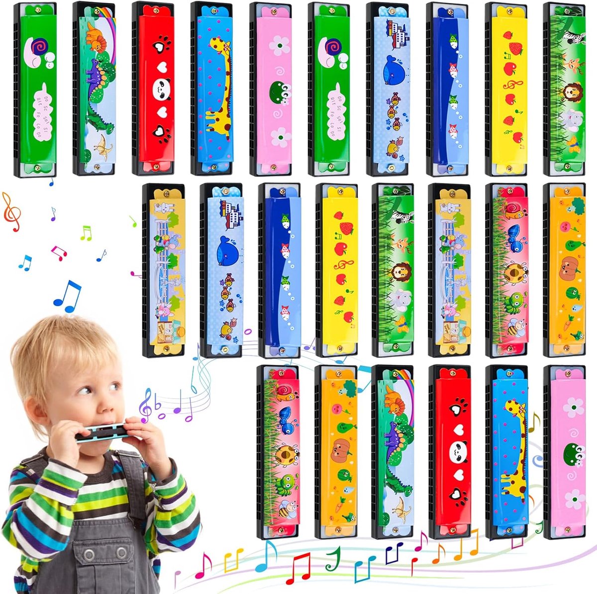 Muziek Speelgoed Harmonica met 16 Gaten voor Kinderen