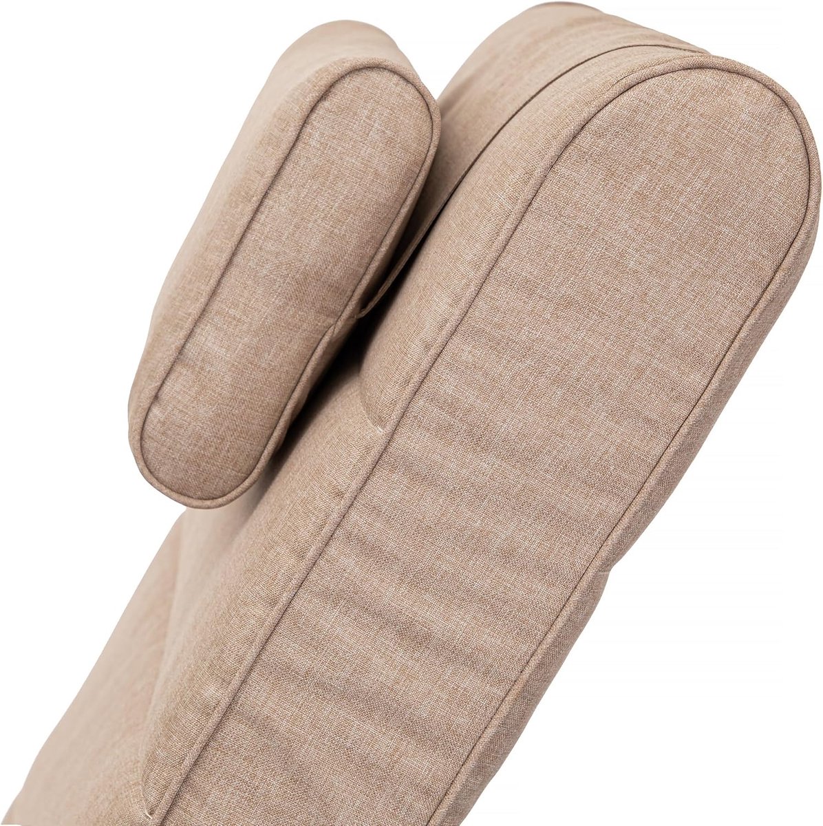 Tuinmatras Ligstoelkussen Outdoor Ligkussen Beige 204 x 60 cm Waterafstotend Wasbaar Oeko-Tex – Mobili Bella