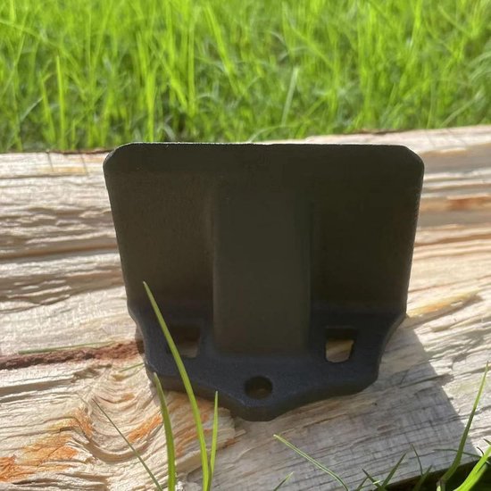 Hout kloofwig - Kloofbeitel - Haardhout maken - Veilig ontwerp - 13x8cm - Metaal — afbeelding 2