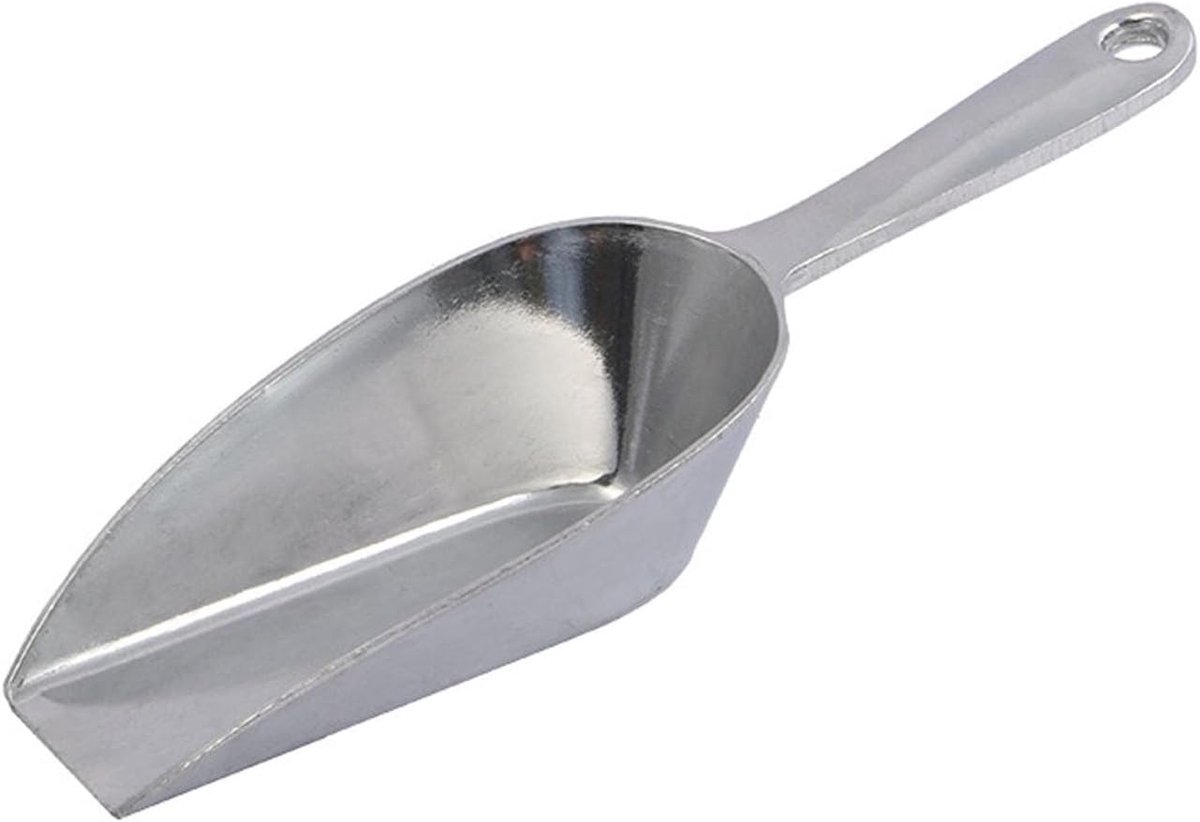 Ijsblokjeshouder Aluminium - Crushed Ice Maker - Cocktailbereiding Thuis - Ergonomisch Handvat - 18 x 5 cm - Zilver