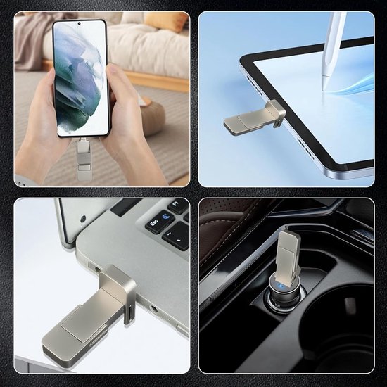 Snelle 512 GB USB-C en USB-A Flash Drive Externe SSD — afbeelding 4