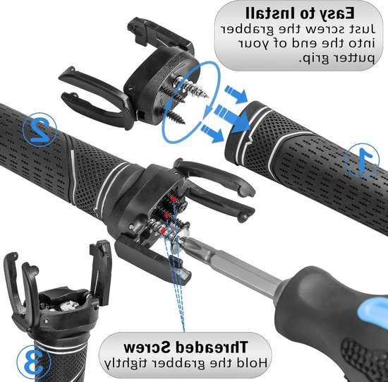 Vouwbare Golfbal Oppakker met Zuignap en Grip - Handige Accessoire voor Golfers, 6 Stuks, Ideaal voor Putter en Rugbeschermer — afbeelding 2