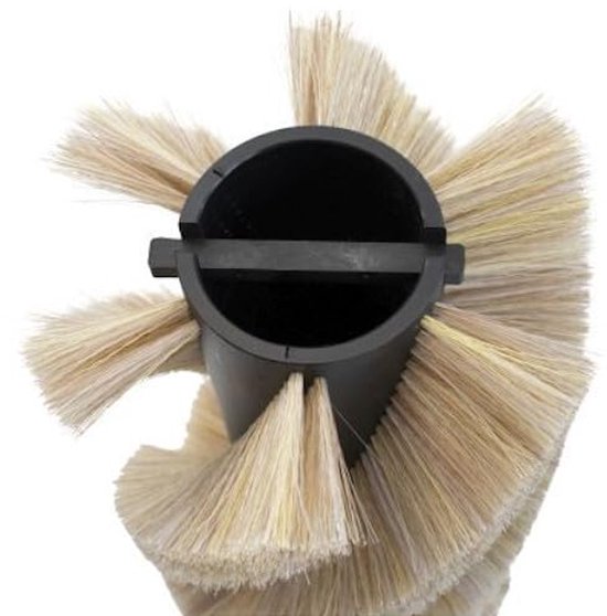 Veegroller - Machinebezem - Grondige reiniging - Kunststof behuizing - 680 mm breed - Zwart — afbeelding 2