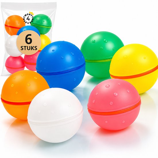 Ballons à Eau Réutilisables 10 Pièces – Auto-fermants, En Silicone, Faciles à Remplir, Pour Enfants Et Adultes, Jeux D'été