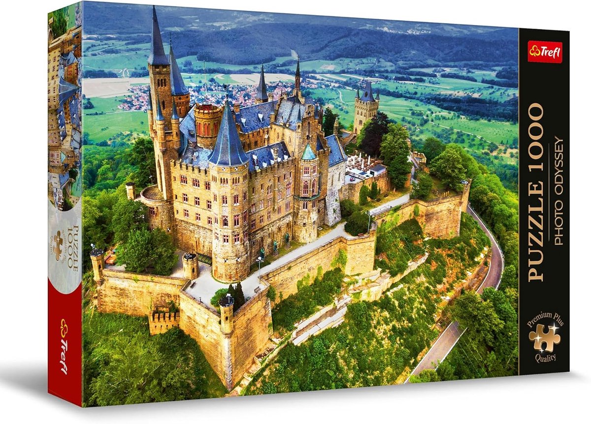 1000-delige Legpuzzel: Fotopuzzel van Slot Hohenzollern in Duitsland