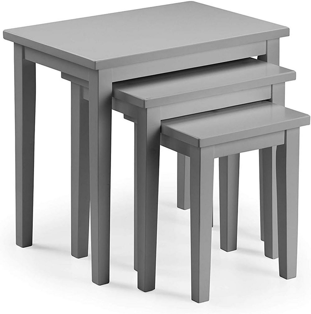 Moderne Ronde Bijzettafel in Grijs