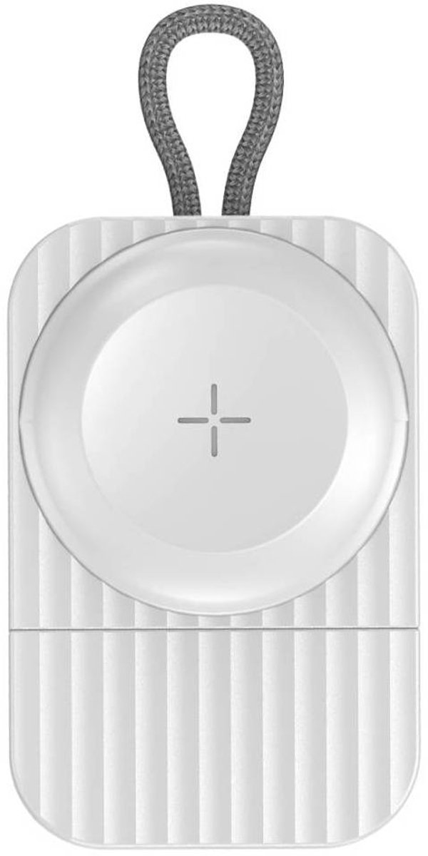 Rock W26 USB-C draadloze oplader voor Apple Watch - Wit
