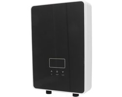 Sxhlseller Electric Water Heater Efficient Adjustable Levels Hot Water Heater for Kitchen ABS Material Color Panel for Family Use