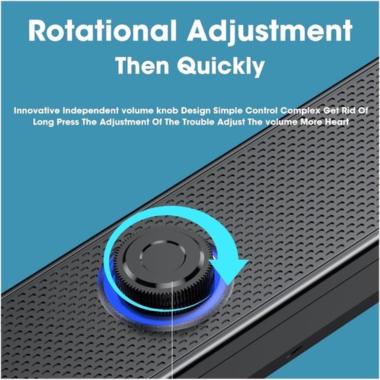 Home Theater Geluidssysteem - Computer Soundbar - Film Kijken - 4D Surround Geluid - Compact Ontwerp - Zwart van home — afbeelding 5