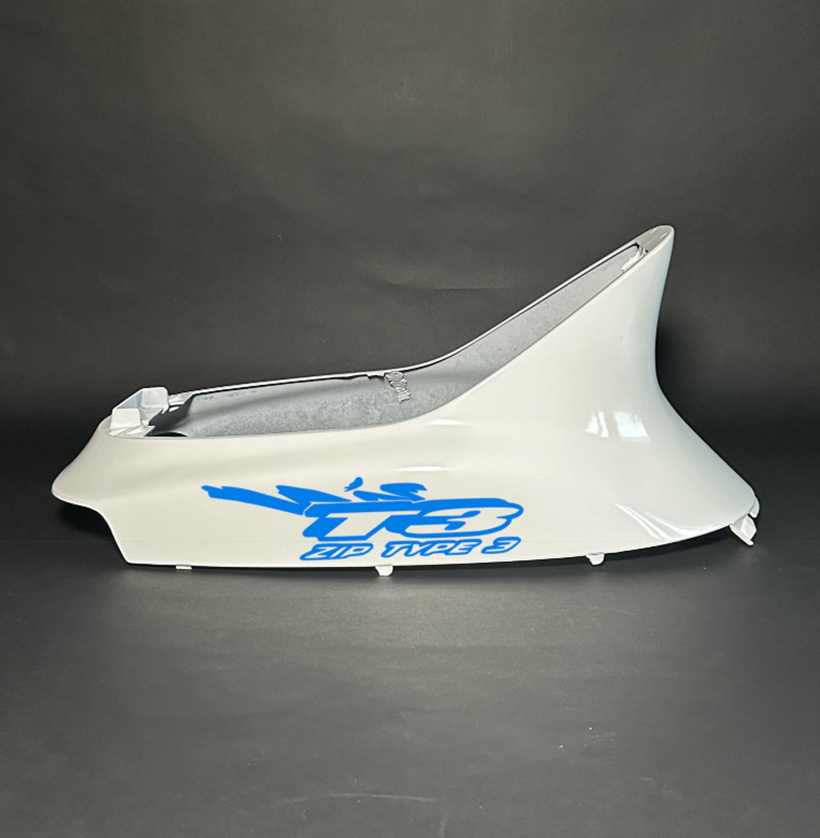 Piaggio Old Zip Stickerset - T3 - Licht Blauw