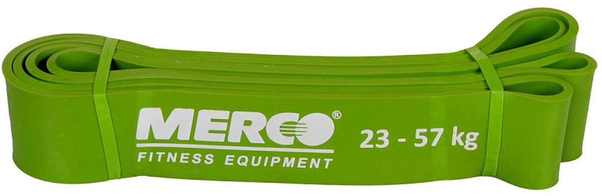 Latex Force Band weerstandsband 45 mm groen Verpakking: 1 st