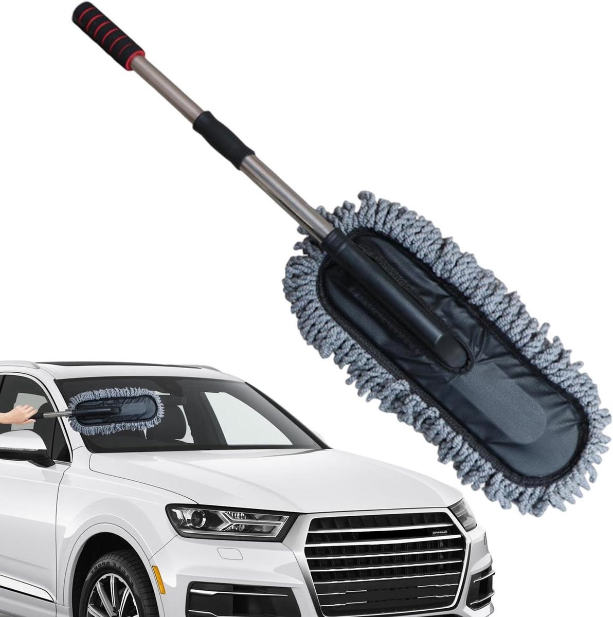 Autowasborstel - Autoreinigingsborstel Mop - Voertuigen Reinigen - Multi-Tentakel Ontwerp - 099 x 099 x 099 cm - Niet gespecificeerd