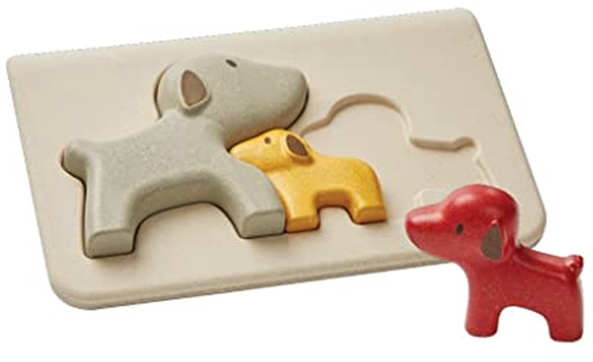 Houten Puzzel met Meerdere Honden voor Kinderen