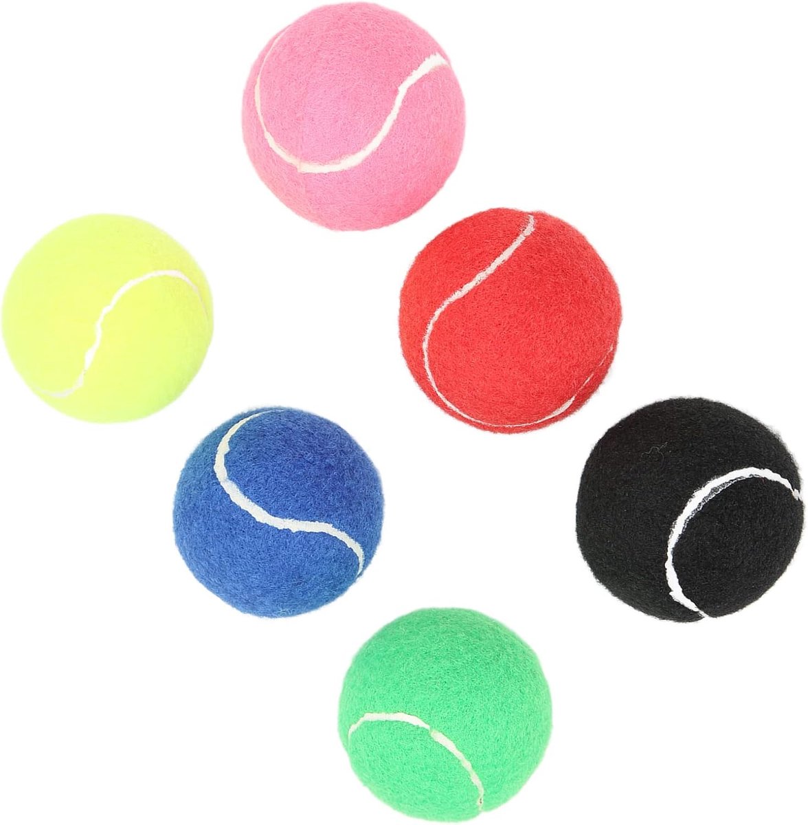 Tennis Trainingsballen Set 6 Stuks voor Jeugd en Clubs