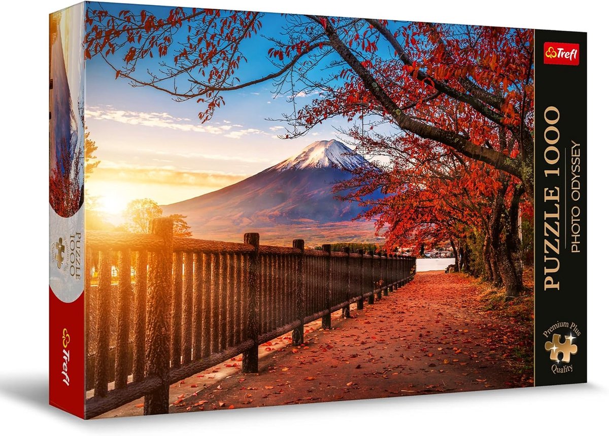 1000-Delige Puzzel: Foto van de Fuji Berg in Japan - Perfect Passende Stukken