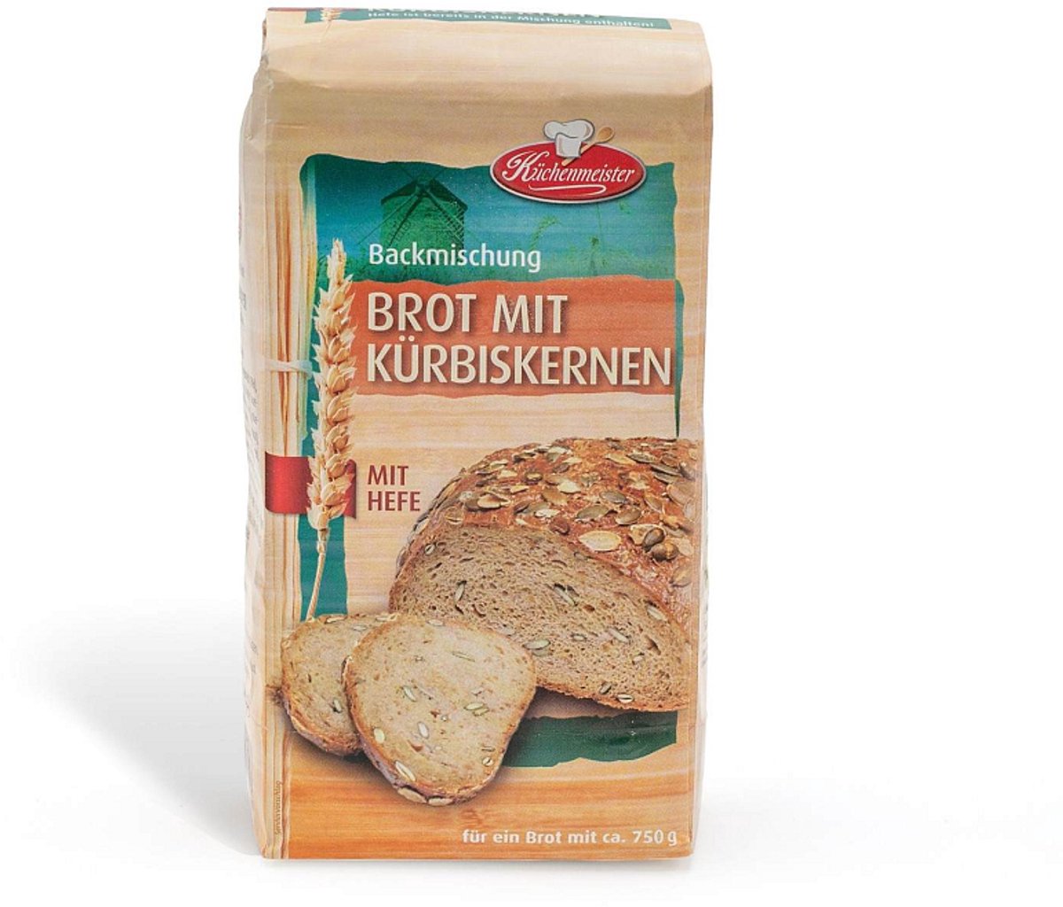 Küchenmeister broodmix - pompoenbrood 500g