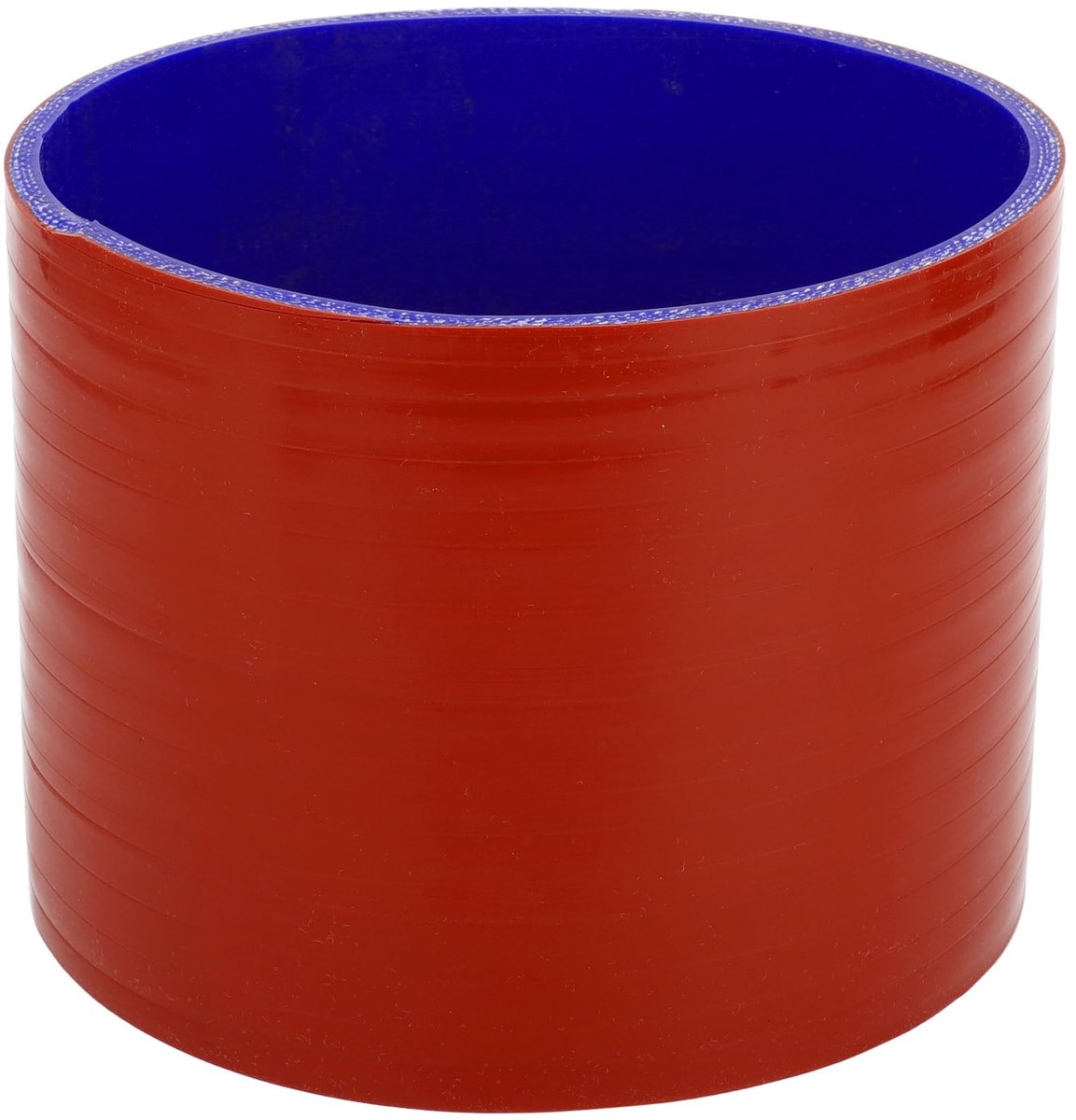 NTH products- Koelslang Siliconen - Binnendiameter 152 mm - Lengte 127 mm - Meerlaags - Temperatuurbestendig tot 300 °C - Rood/Blauw - Siliconenslang