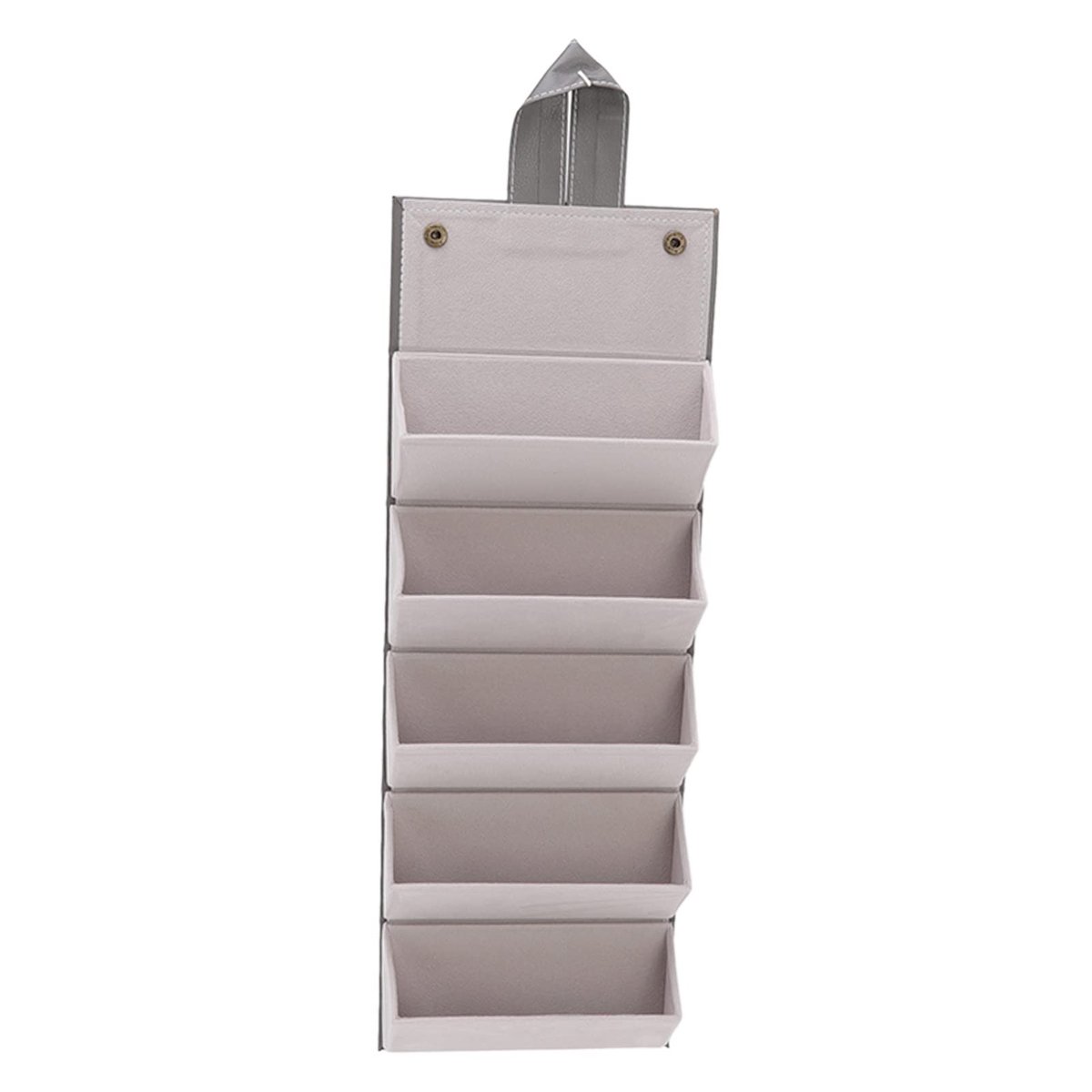 MTTproducts- Zonnebril Organizer - Opvouwbare Brillenkoker - PU-leer - Hangend Ontwerp - Multifunctioneel - Geschikt voor Sportbrillen/Zwembrillen - Brillenhouder