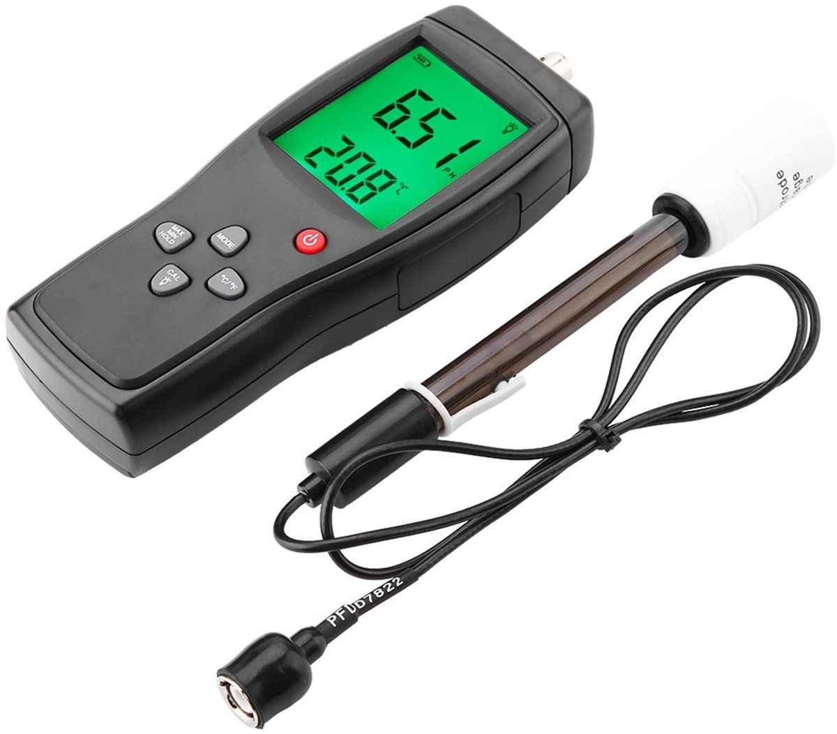 NTH products- pH Meter Digitaal - Meetinstrument pH Zuurgraad - pH Meter Water - pH Meter Zwembad - pH Meter Grond - Meetbereik 0,00 tot 14,00 - Zuurgraadmeter