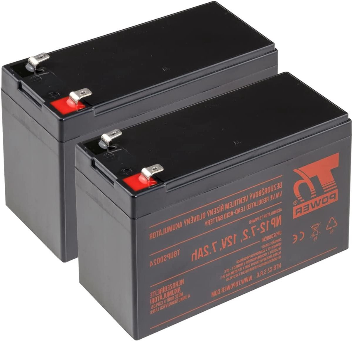 Vervangende Accu - Batterij Pack - Noodstroom Voeding - Hoge Capaciteit - 151x130x100mm - Zwart