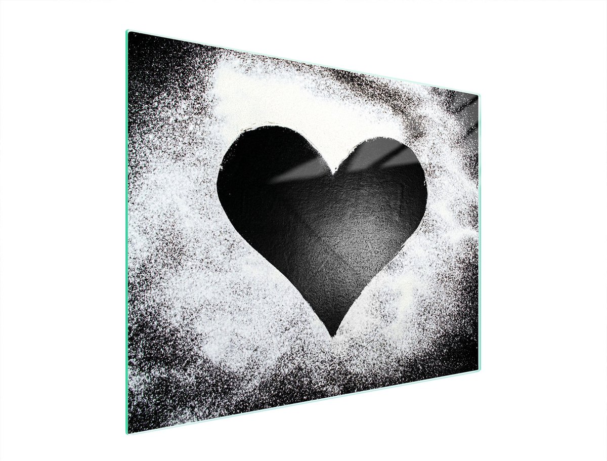 TMK ArtDeko - Snijplank - Glas - 52x40 cm - Hartvormig