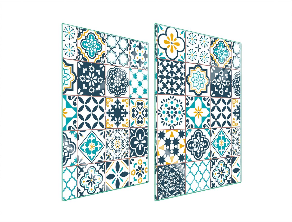 TMK ArtDeko - Snijplank - Glas - 2x35x52 cm - Mosaïek