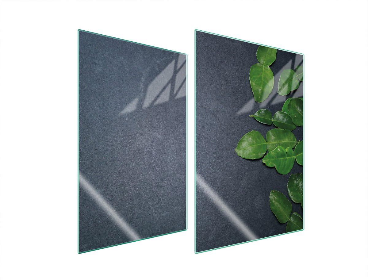 TMK ArtDeko - Snijplank - Glas - Zwart - Veilig