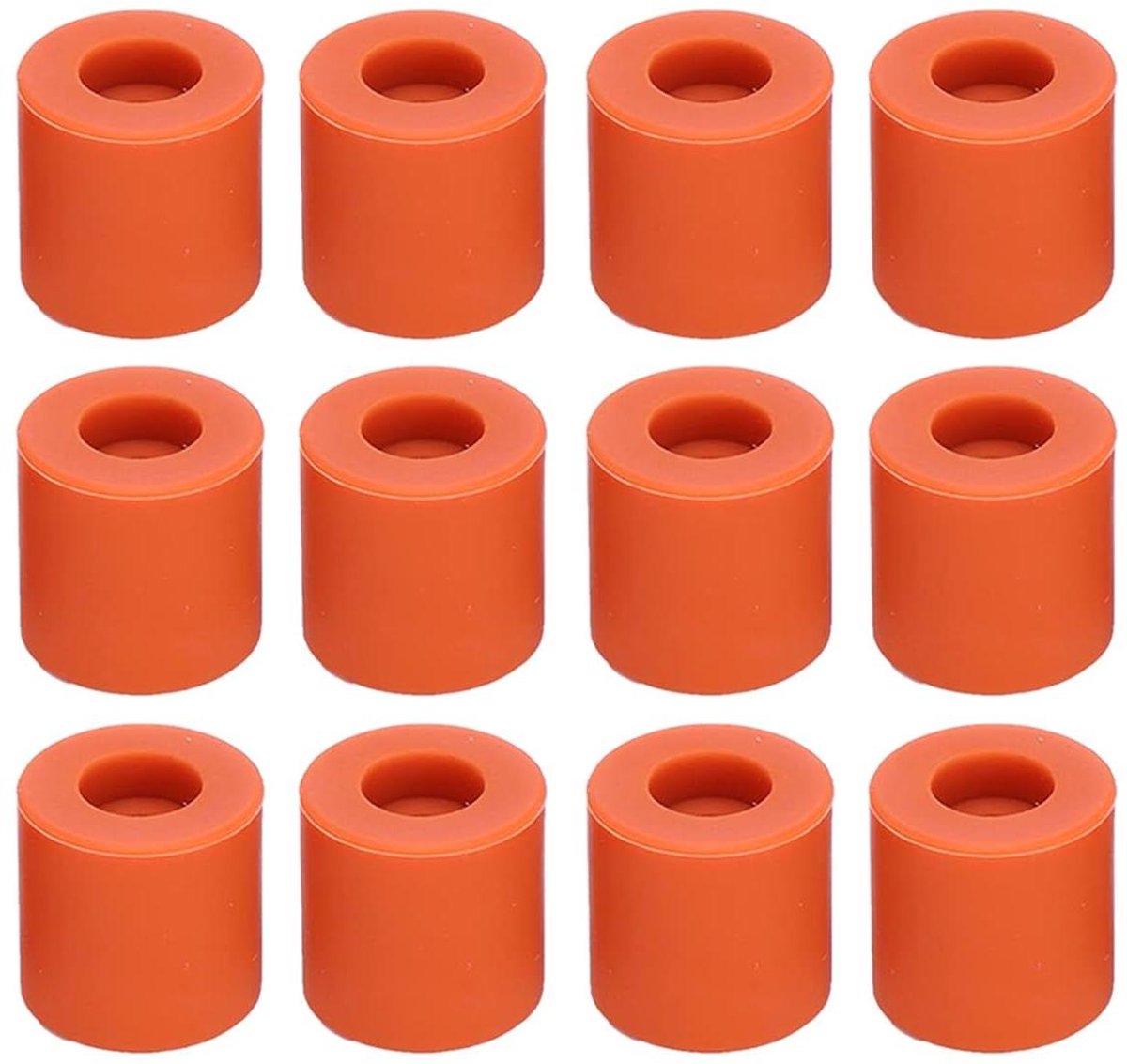 Printer Bed Leveling - Siliconen Dempers - 3D Printen Stabiliseren - Hittebestendig Materiaal - 12 Stuks - Bruin