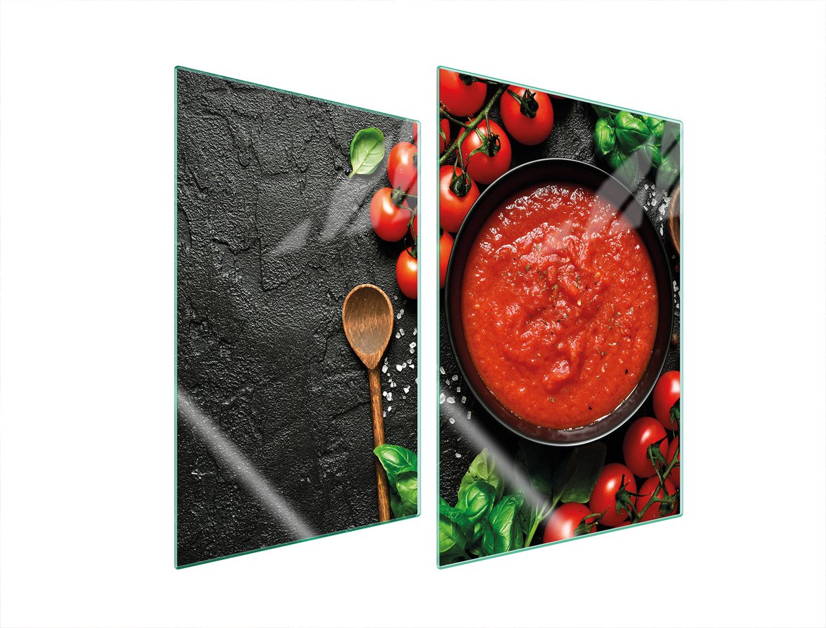 TMK ArtDeko - Snijplank - 35x52 cm - Glas - Beschermplaat