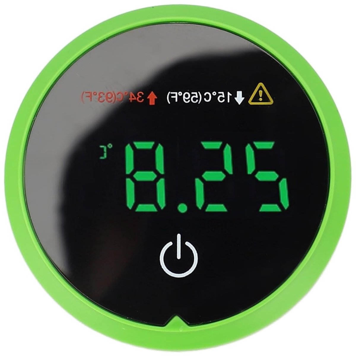 Nauwkeurige Digitale Temperatuurmeter voor Aquarium met LED Display en Zelfklevende Thermometer voor Zoet- en Zoutwatergebruik