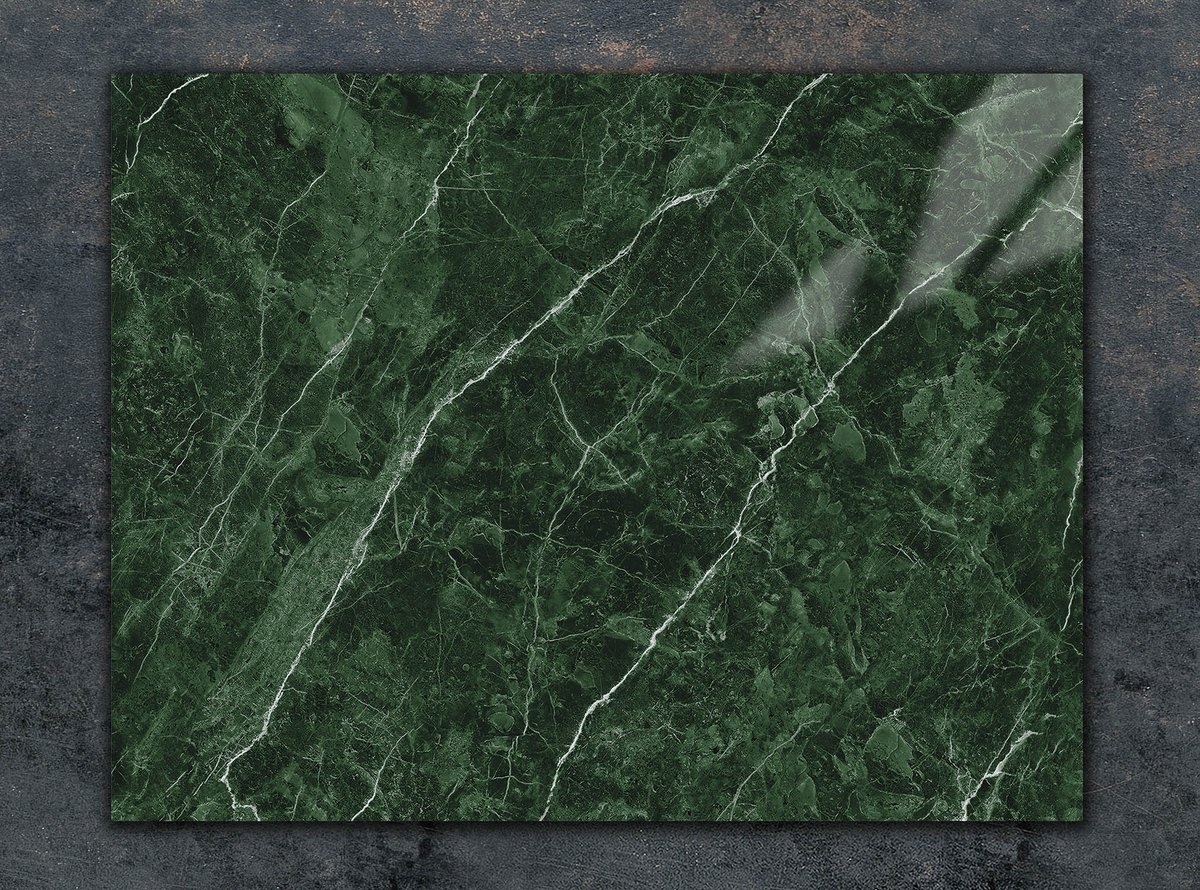 TMK ArtDeko - Snijplank Glas - 30x22 cm - Marmereffect - Antislip