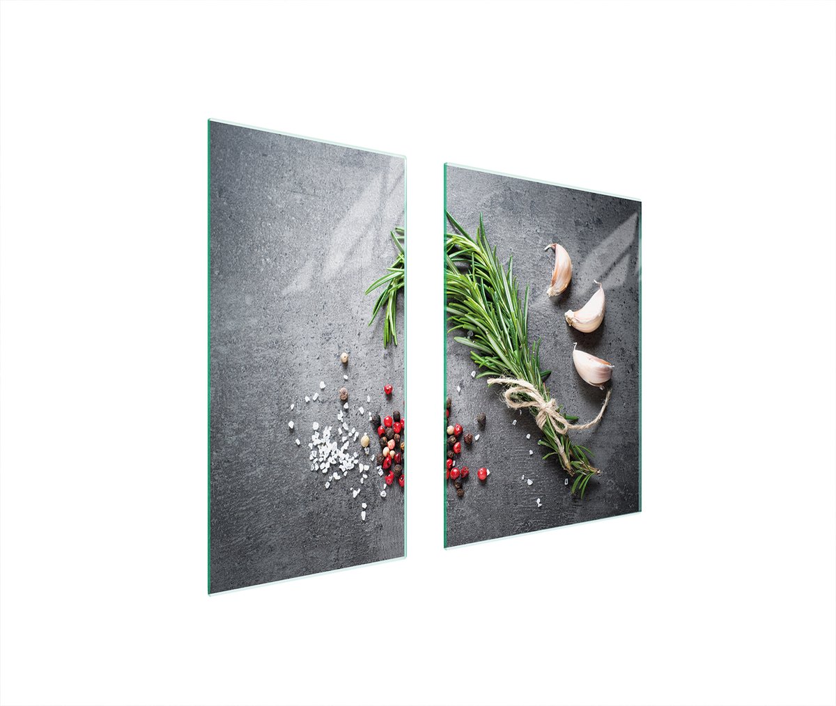 TMK ArtDeko Serie - Snijplank - 75x52 cm - Beschermpaneel - Glas