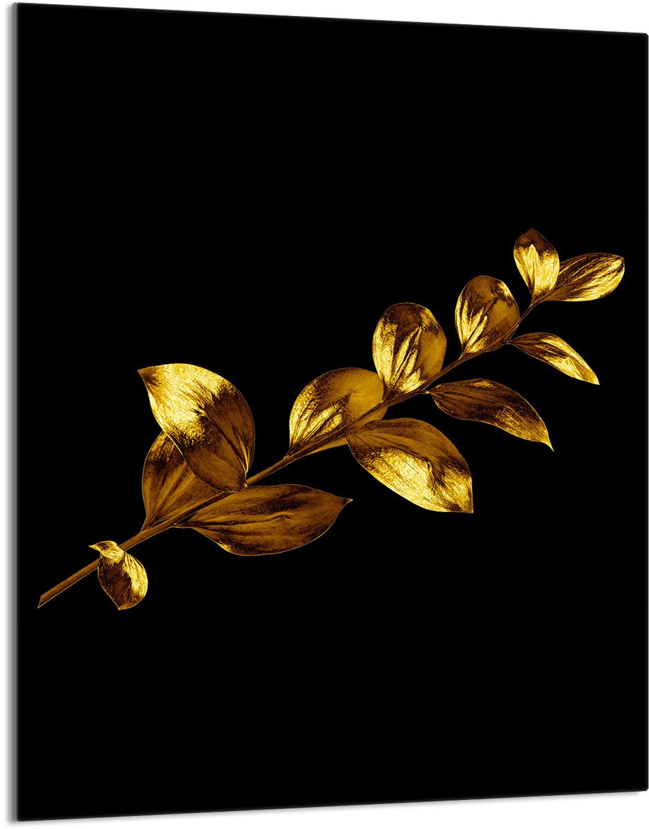 TMK ArtDeko - 40x52 Serie - Glazen Snijplank - 40x52 cm - Gouden Design