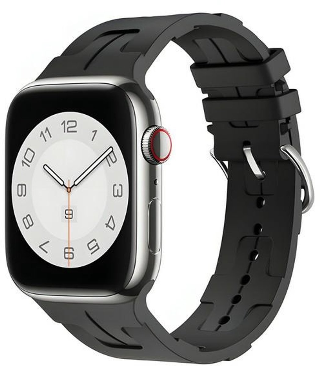 Beline Apple Watch Silicone Ultra band 38/40/41mm zwart/zwarte doos