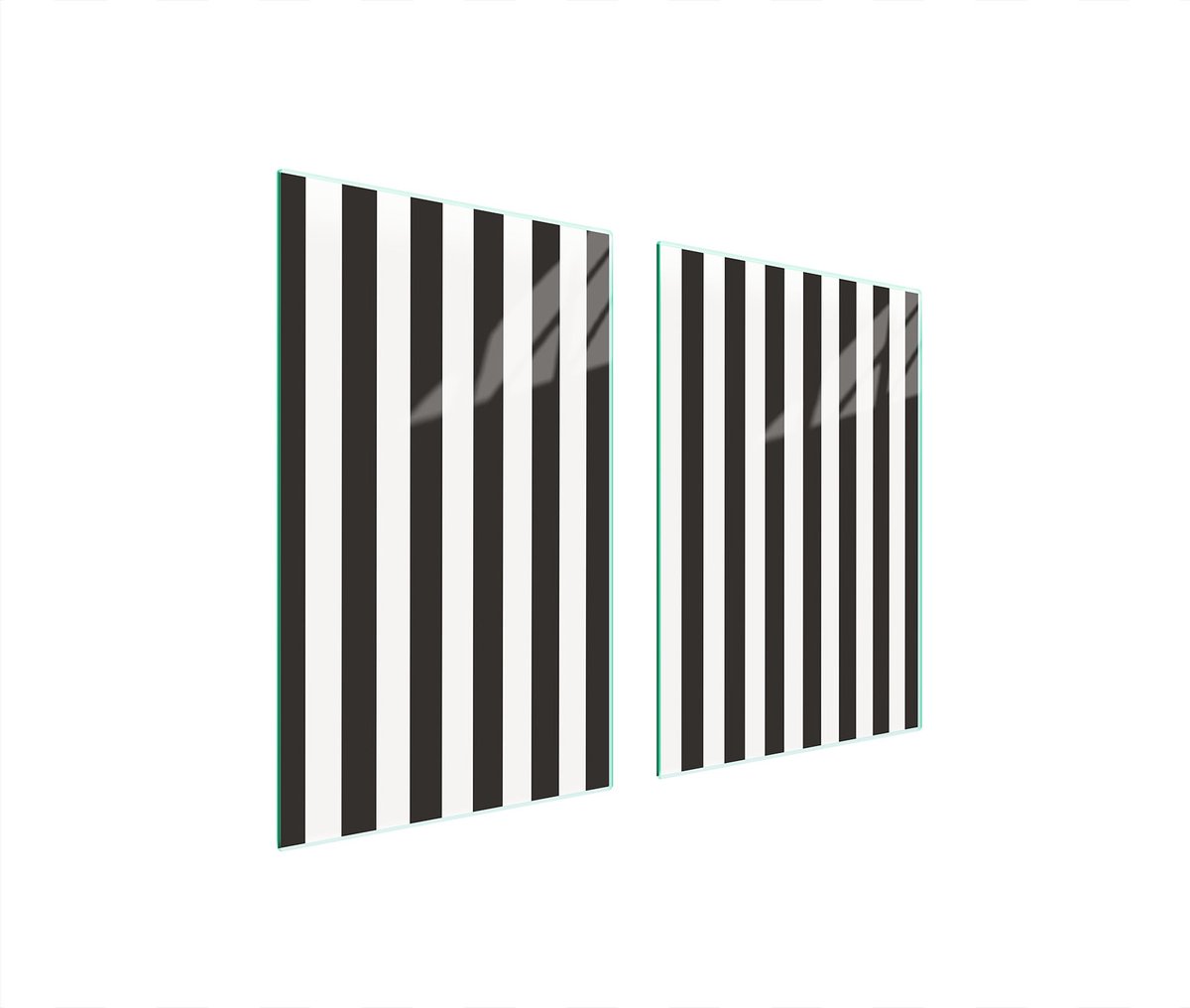 TMK ArtDeko - Snijplank - 65x52 cm - Beschermplaat - Glas
