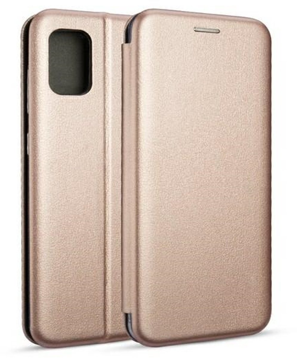 Beline Book Magnetische Hoesje Samsung M31s M317 roze-goud/rosé goud