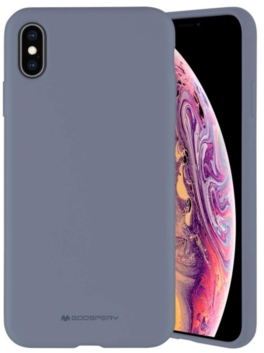 Mercury Silicone - Hoesje voor iPhone 15 Plus - Lawendekleur - Schokbestendig - Slank Ontwerp